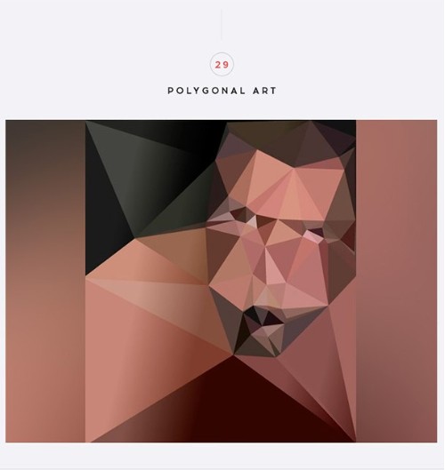 Тренды дизайна сайтов: polygon art
