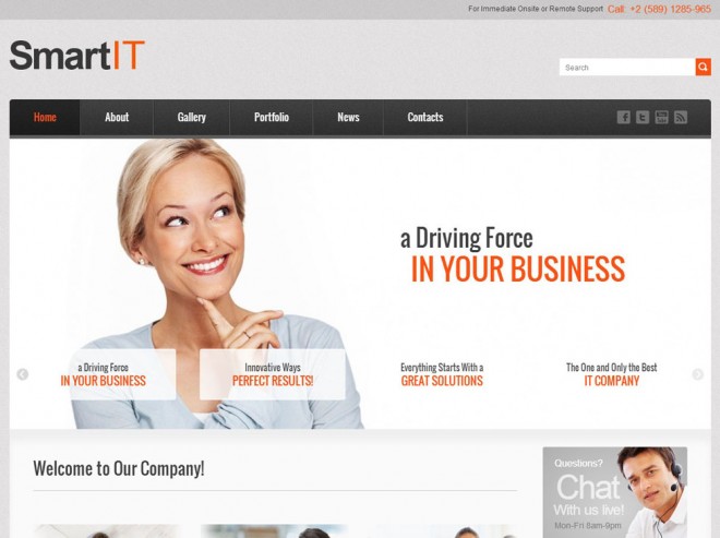 Smart It Corporate corporate website design.preview