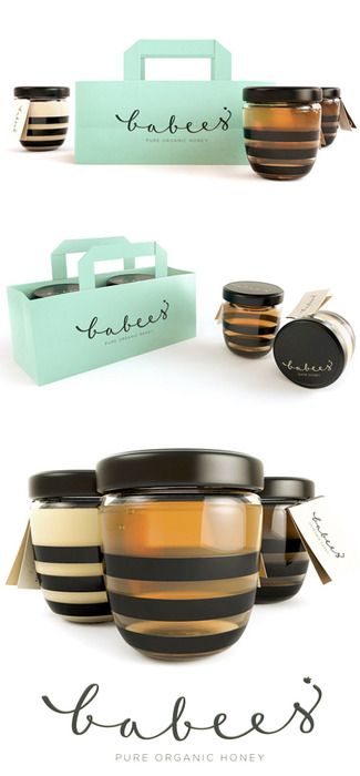 Дизайн упаковки для жидких продуктов, баночки с медом